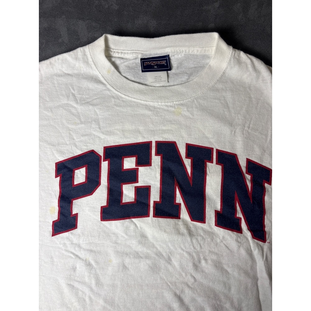 Vintage University of Pennsylvania PENN T-Shirt XL White